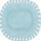 preview thumbnail 41 of 58, Hampton Crochet Bathmat 100% Cotton Non-Slip Bathroom Rug Set, Machine Washable Bath Rug, 5 Piece Bath Mat Set with Contour