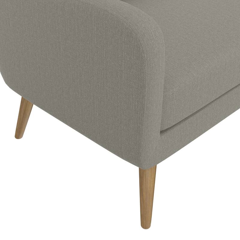 Mid-Century Modern Sofa with Tufted Back and Wood Legs - Great for Small Spaces and Guest Rooms