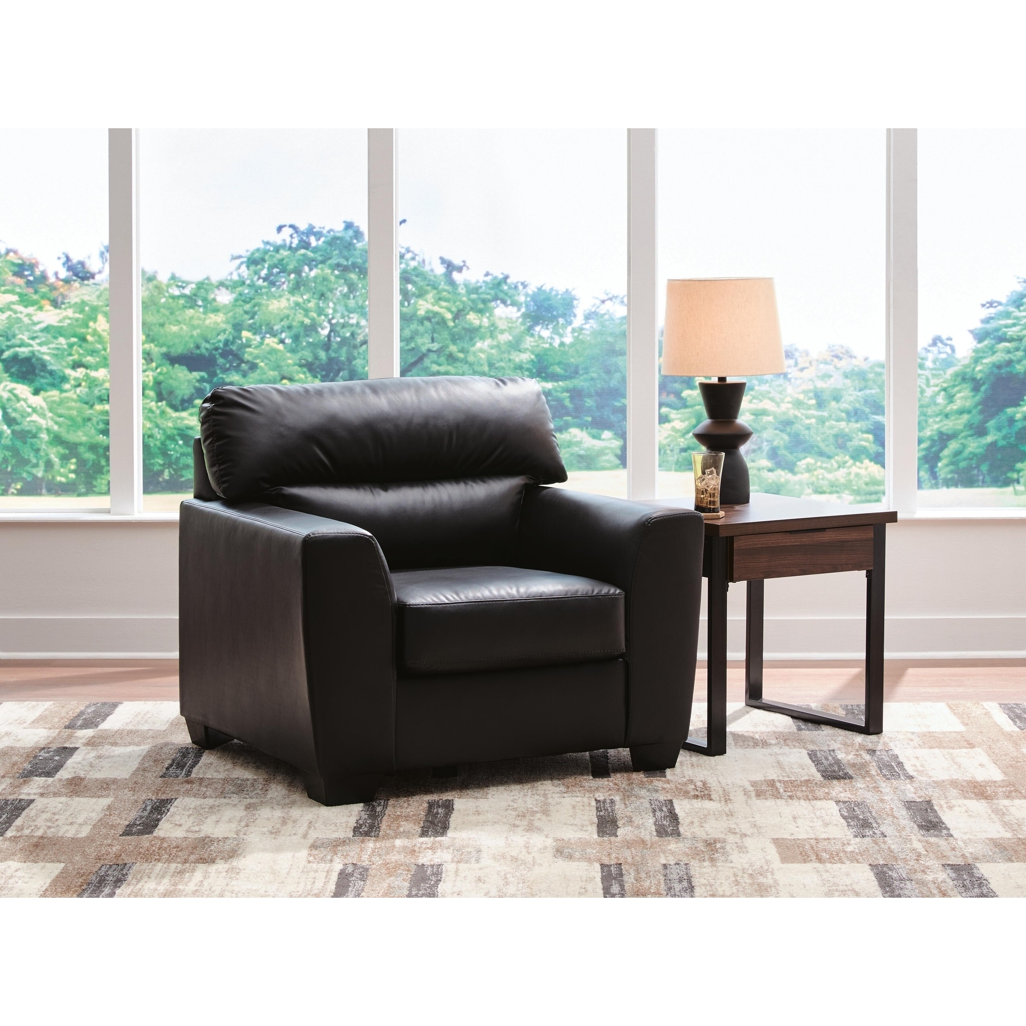 Signature Design by Ashley Follino Midnight Chair - 43"W x 38"D x 38"H