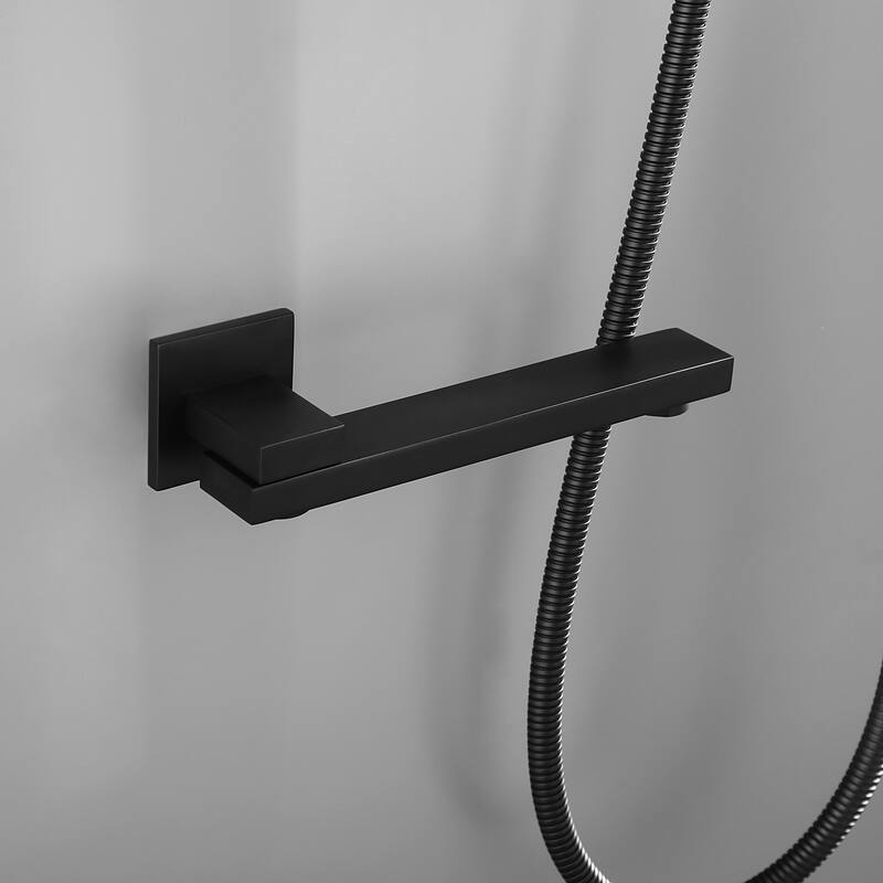 Folding Tub Spout, 180° Swivel Wall Mounted Bathroom Bathtub Tub Spout