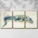 preview thumbnail 2 of 18, Alligator - Multi Piece Framed Canvas