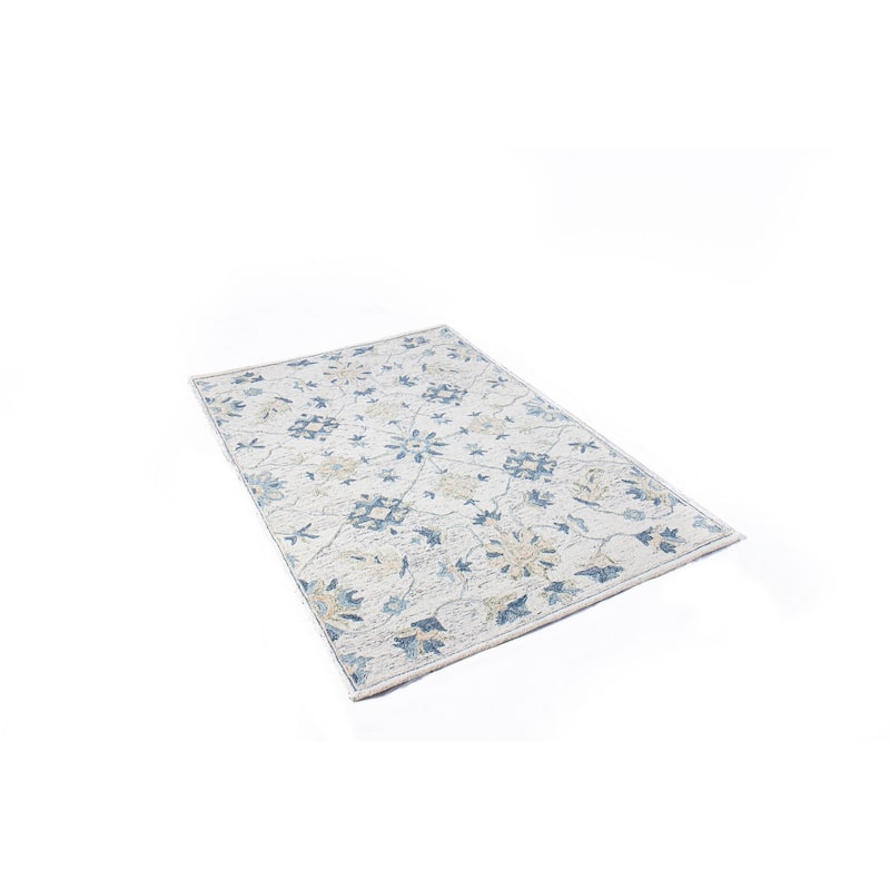 Bashian Nunuu Ivory Transitional Area Rug