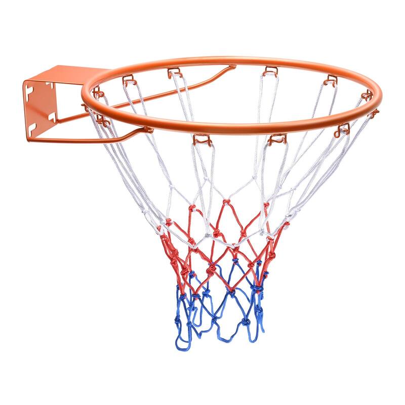 Orange Heavy Duty Q235 Wall Door Mounted Basketball Rim with Nylon Net