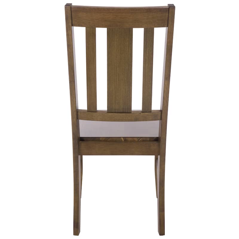 SAFAVIEH Home Roswitha Slat Back Side Chair - 18"W x 22"D x 39"H