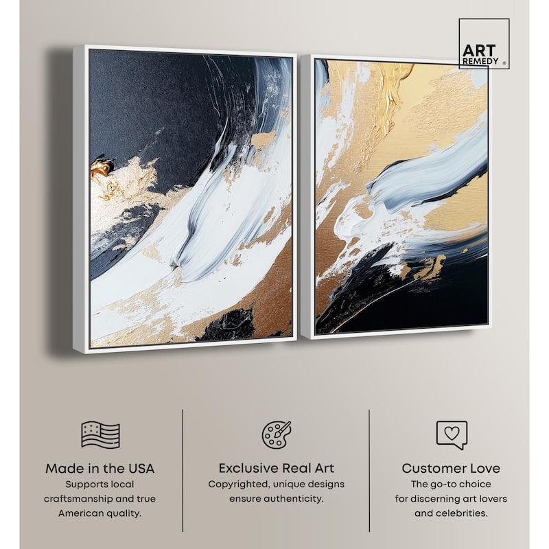 Forces II Canvas Set of 2 by Art Remedy