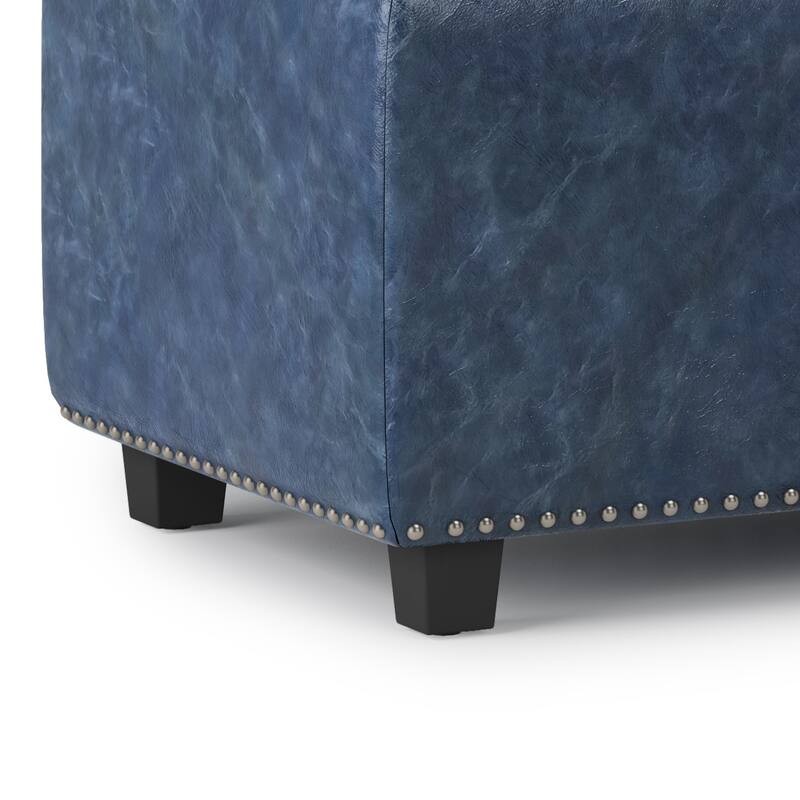 WYNDENHALL Springfield 48 inch Wide Rectangle Storage Ottoman