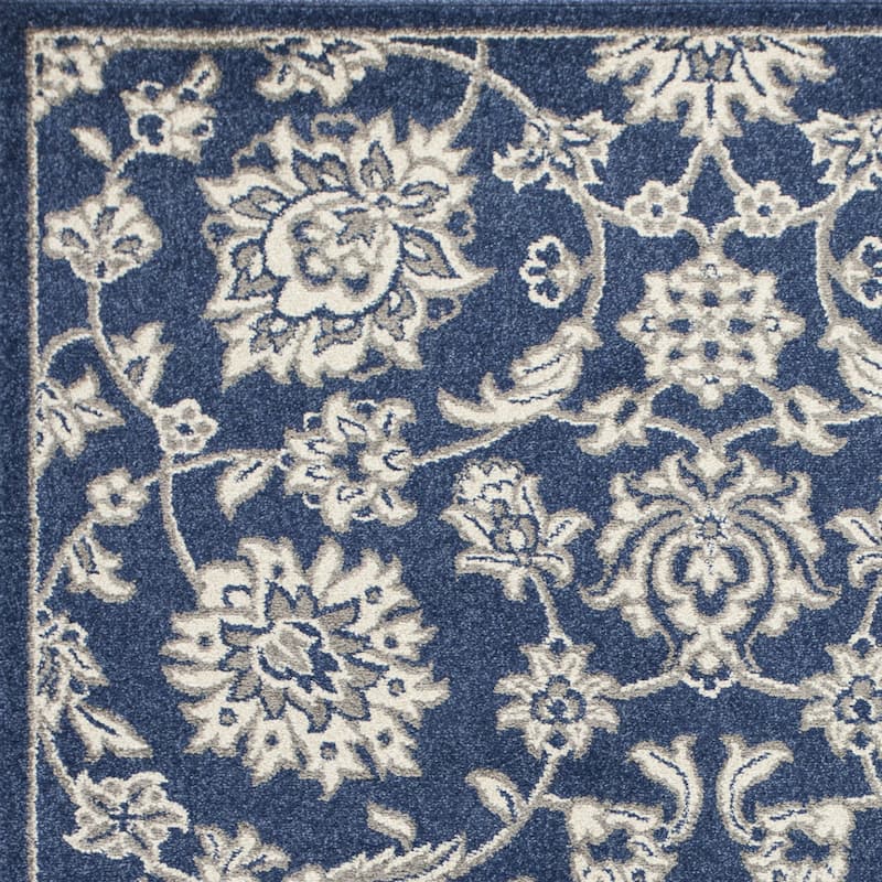 Domani Lesedi Traditional Floral Outdoor Area Rug