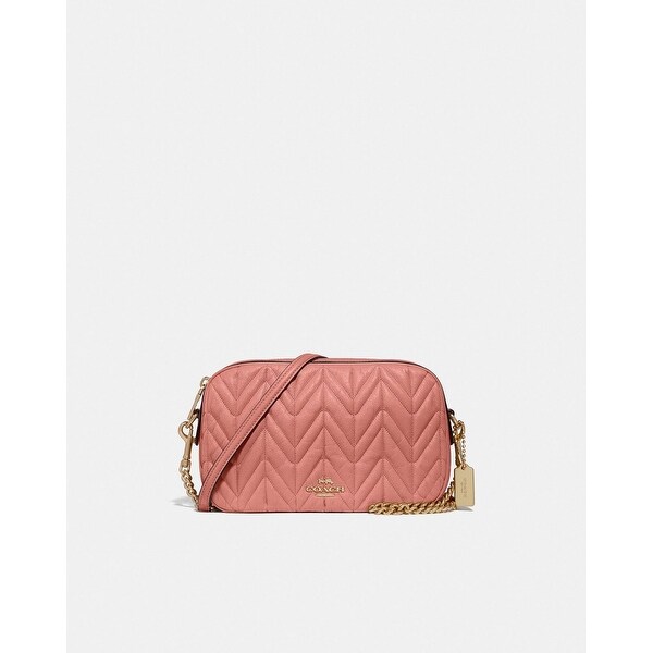 coach chain crossbody with quilting