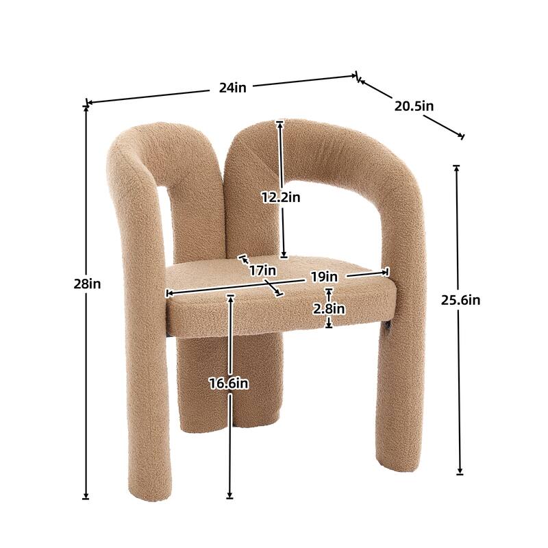 Contemporary Velvet Fabric Upholstered Accent/Dining Chair /Barrel Side Chairs Kitchen Armchair for Living Room set of 2