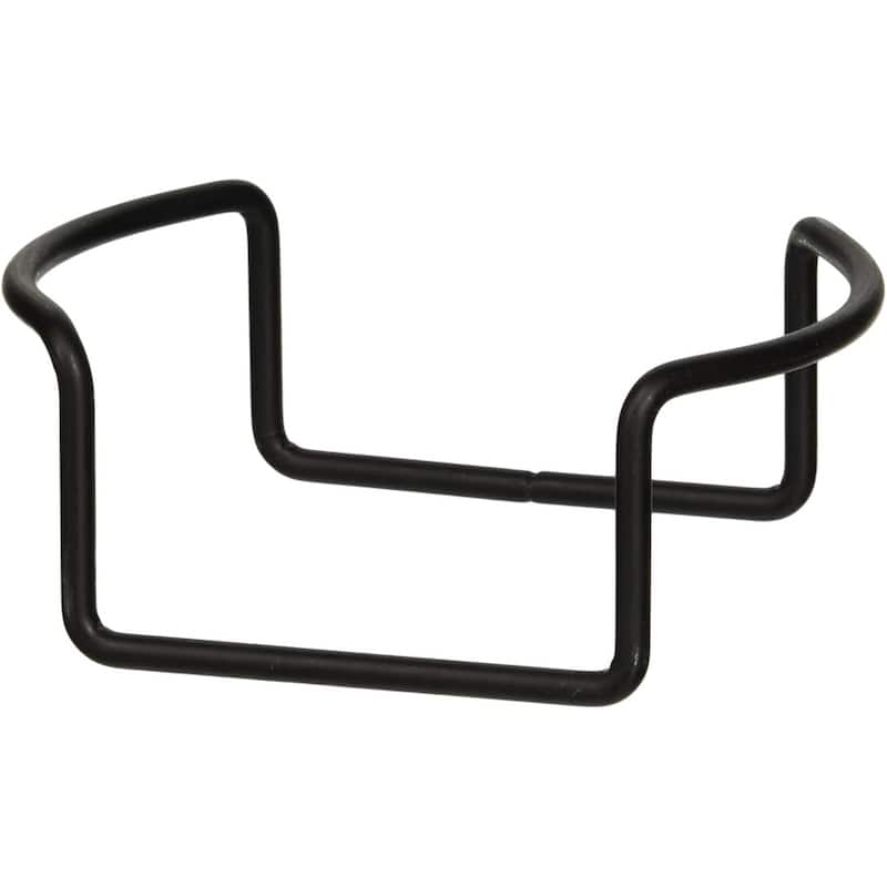 Black Coaster Holder, 5" X 3.75" X 1.75" - Black
