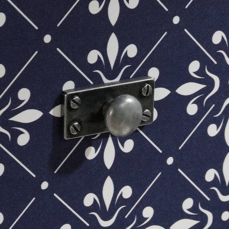 Engineered Wood Coastal Desk with Lateral File Cabinet Bundle