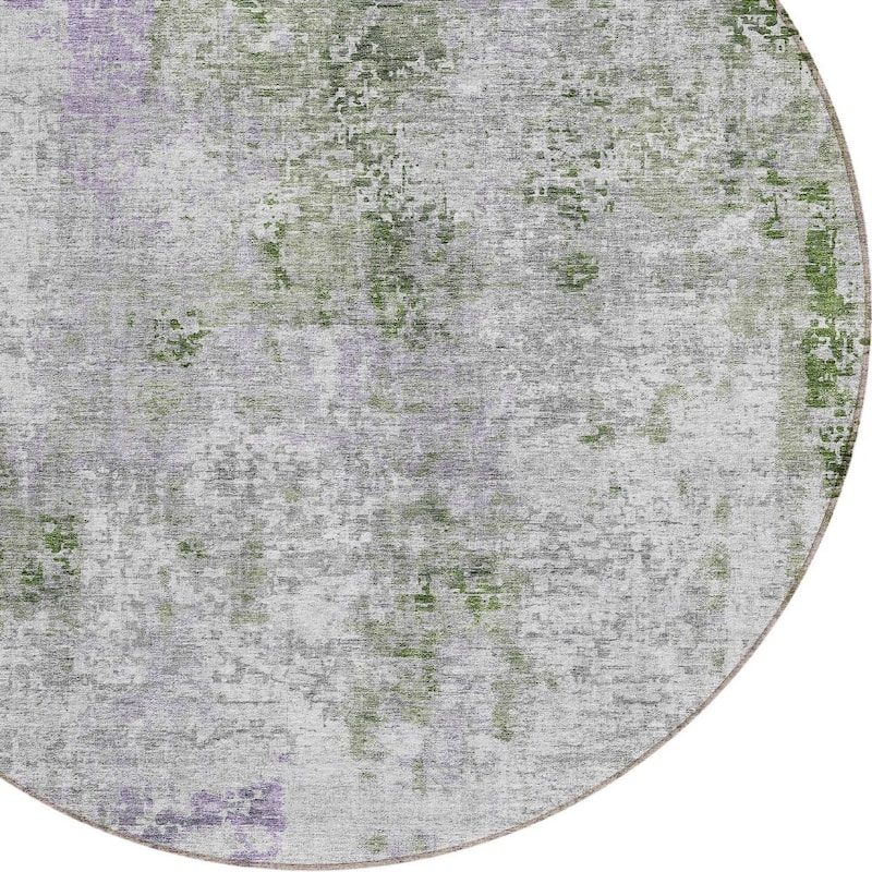 HomeRoots Abstract Transitional Rectangle Outdoor Rug
