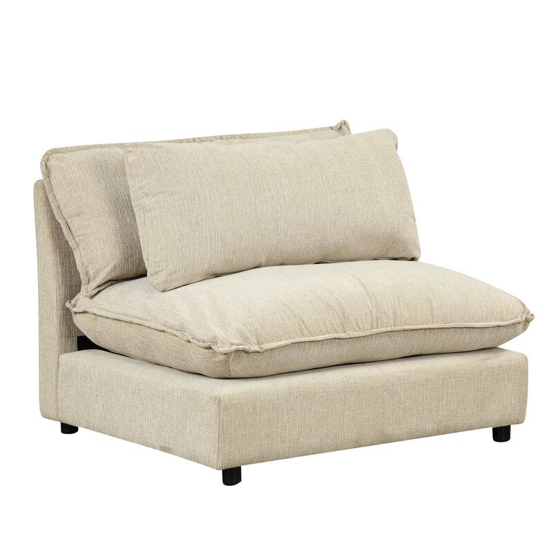 L-Shaped Reversible Sleeper Sectional Couch Pull Out Sofa Bed with Storage Racks, 2 Pillows and USB Port for Living Room