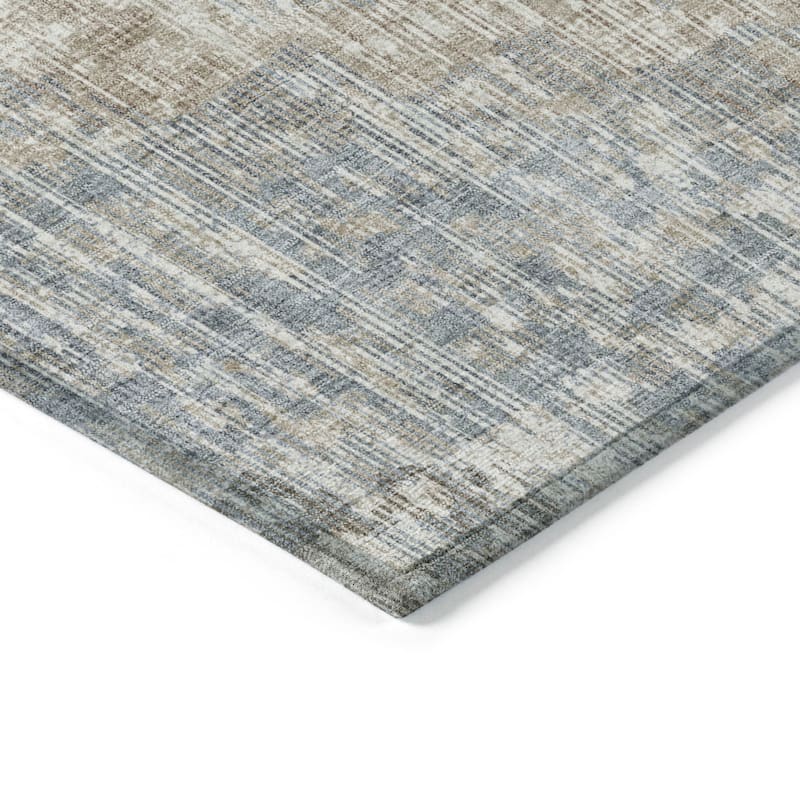 HomeRoots Geometric Transitional Rectangle Outdoor Rug
