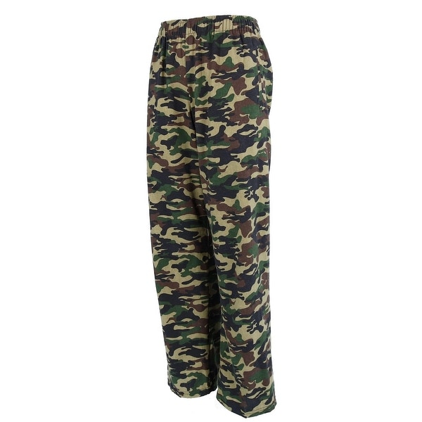 camo flannel pants