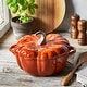 preview thumbnail 31 of 30, STAUB Cast Iron 3.5-qt Pumpkin Cocotte with Stainless Steel Knob