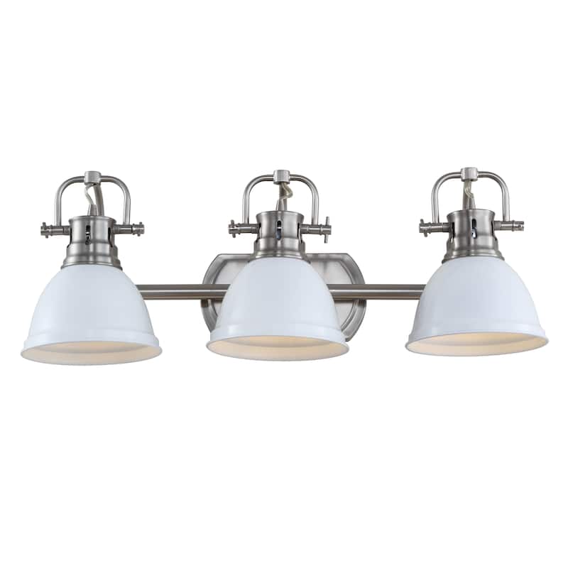 SAFAVIEH Lighting Aigerim 3-Light Led Bathroom Sconce - 24.3"x7.5"x8.5" - 24Wx8Dx9H