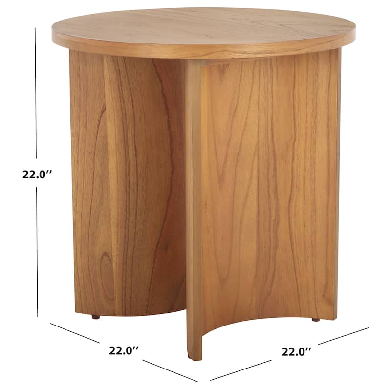 SAFAVIEH Couture Audriella Round Top Accent Table - 22"W x 22"D x 22"H