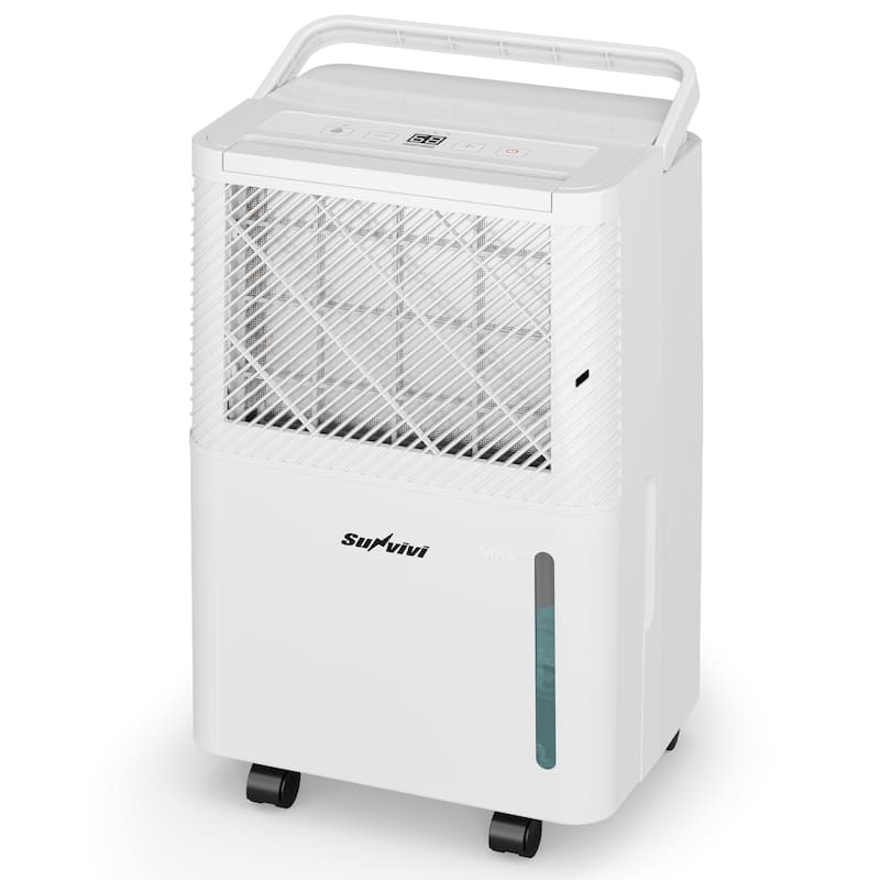 2,500 sq ft Portable Dehumidifier with Drain Hose, 24H Timer