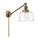 Option Brushed Brass / Clear Deco Swirl