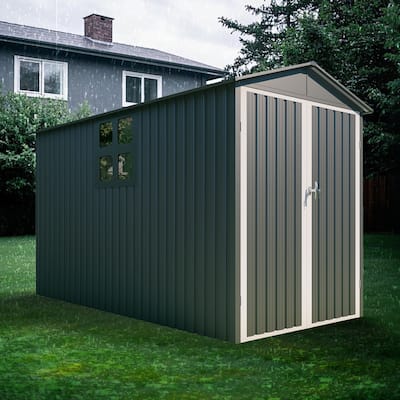 Outdoor Steel Storage Shed With Window ,Metal Garden Sheds