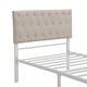 preview thumbnail 1 of 11, Twin Size Storage Bed Metal Platform Bed With A Big Drawer - Beige - 77.9"L X 42.2"W X (40.2 or 44.2)"H
