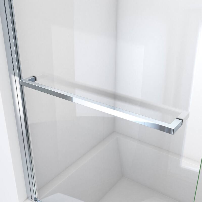DreamLine Aqua-Q Swing 39 1/2 in. W x 72 in. H Frameless Shower Door