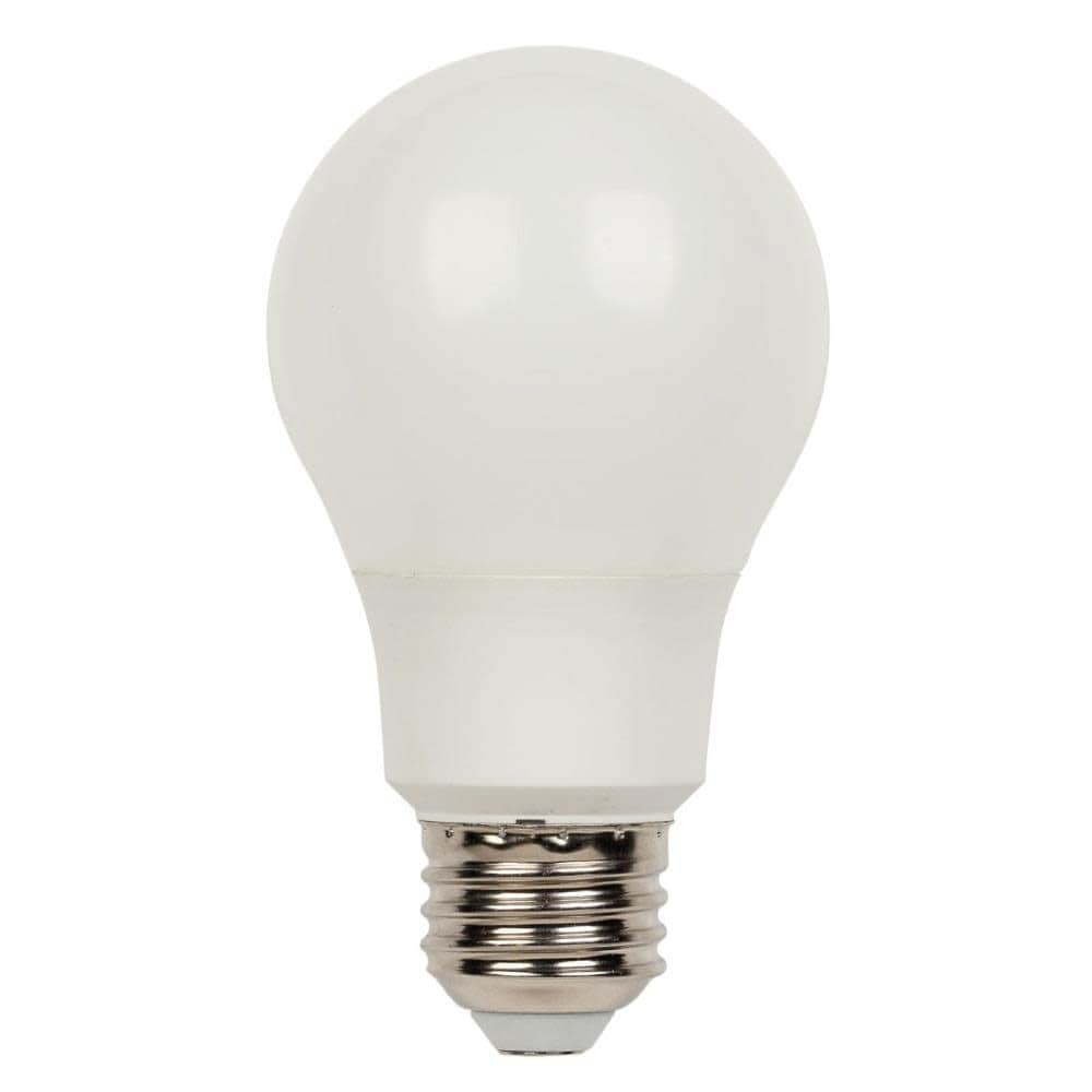 2 Pack LED Frosted Bulb 60W = 6W Warm White 2700K A19 E26-60 Watt 6 Watt 120V