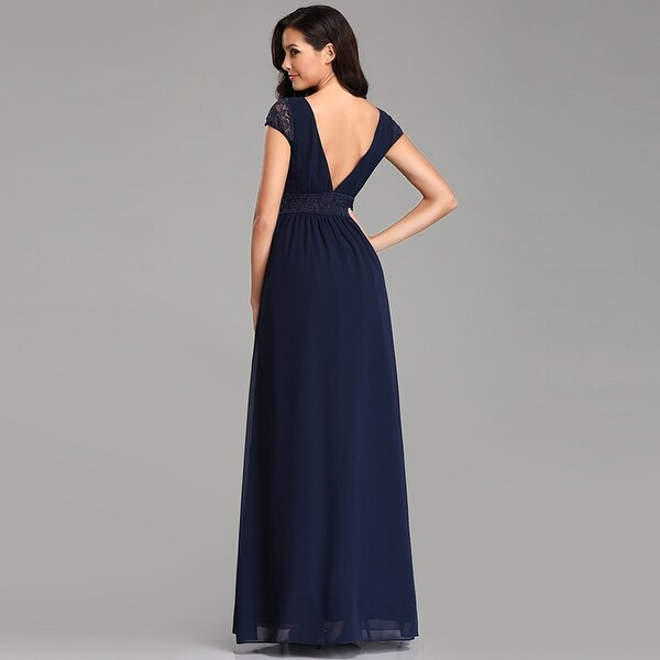 ever pretty navy dress
