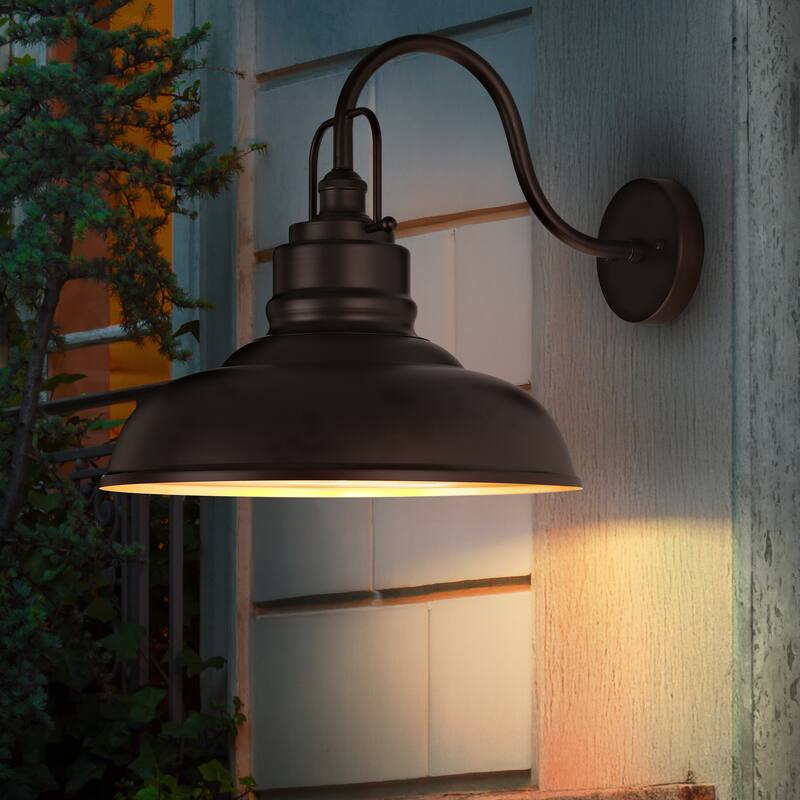 Exterior Outdoor Wall Sconce, Barn Light, Oil Rubbed Bronze
