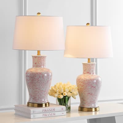 SAFAVIEH Lighting 28" Calli LED Table Lamp (Set of 2) - 16"x16"x28"