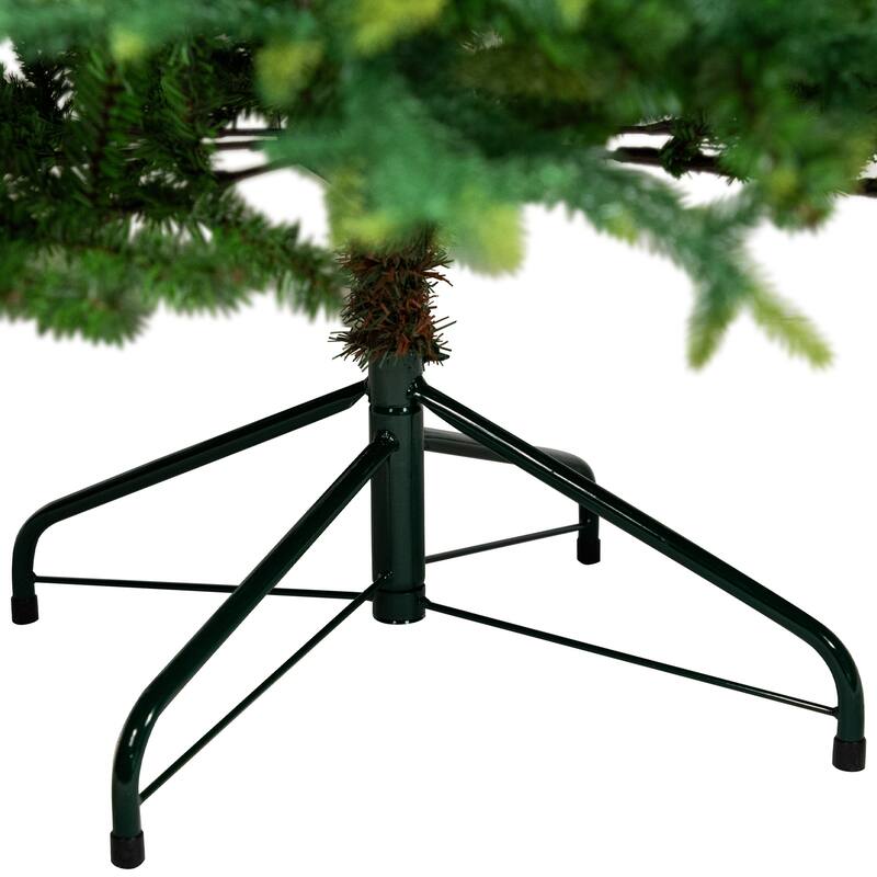 Real Touch™️ Two-Tone River Deer Pine Full Artificial Christmas Tree - 7.5' - Unlit - 7.5 Foot