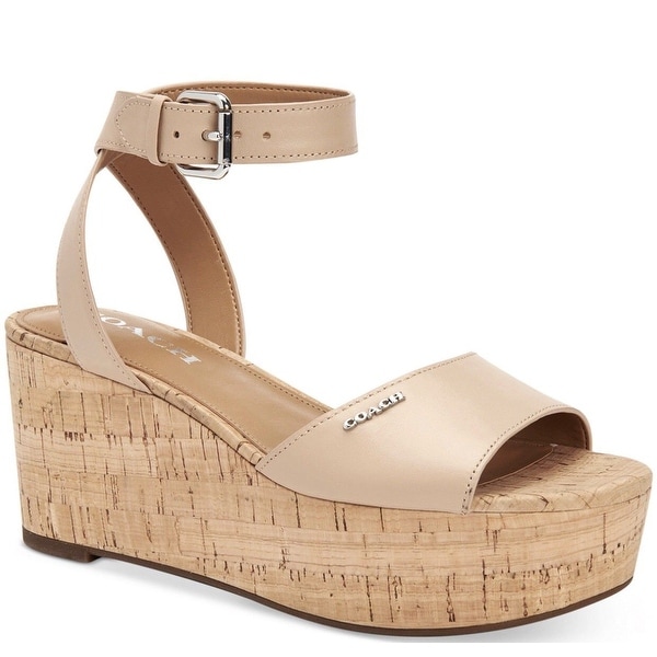 Coach Womens Becka Open Toe Casual Platform Sandals