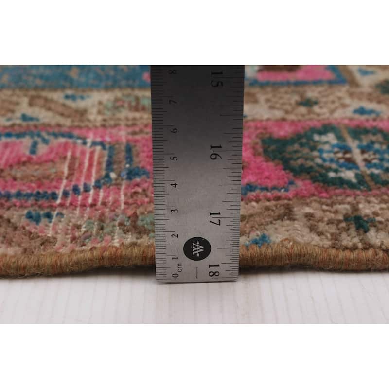 ECARPETGALLERY Hand-knotted Anatolian Vintage Tan Wool Rug - 3'5 x 6'7