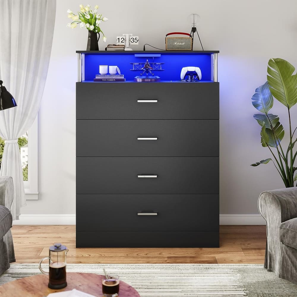 Dresser Bedroom Drawers Dressers Chests of Drawers Charging Station