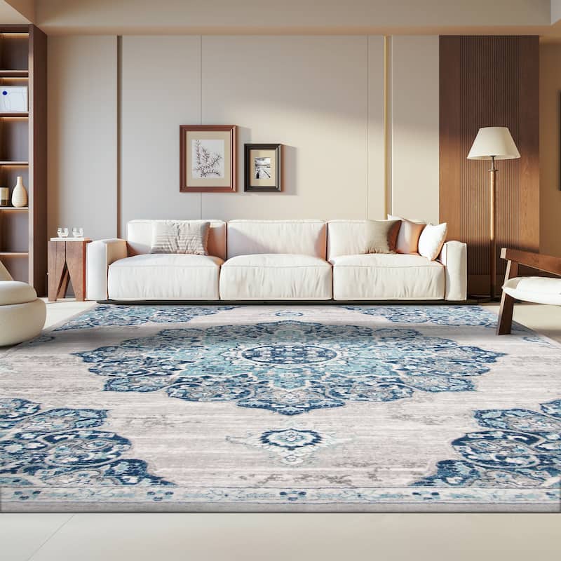 SAFAVIEH Brentwood Kiran Oriental Medallion Rug