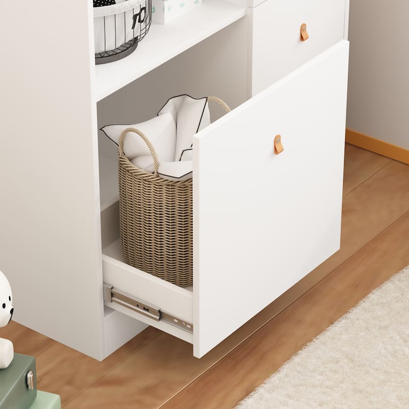 Modern Wooden Changing Dresser - Durable Construction, Baby Dresser
