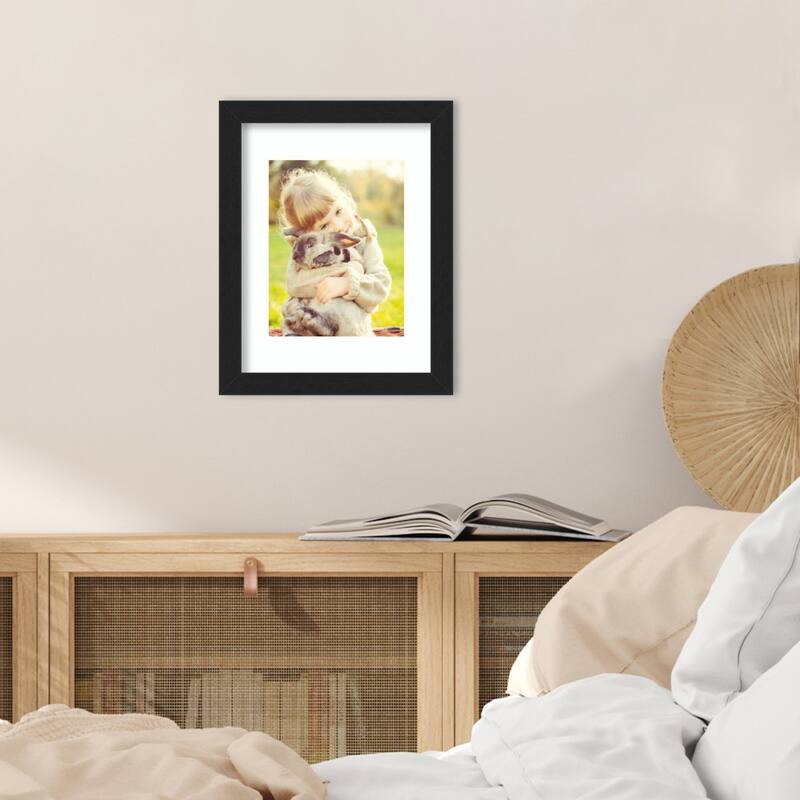 Grace Brushed Gold Narrow Framed Picture Frame, Photo Frame