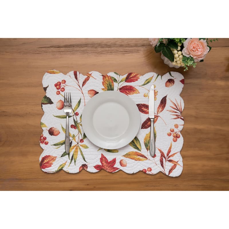 Camilla Quilted Placemat Set 6
