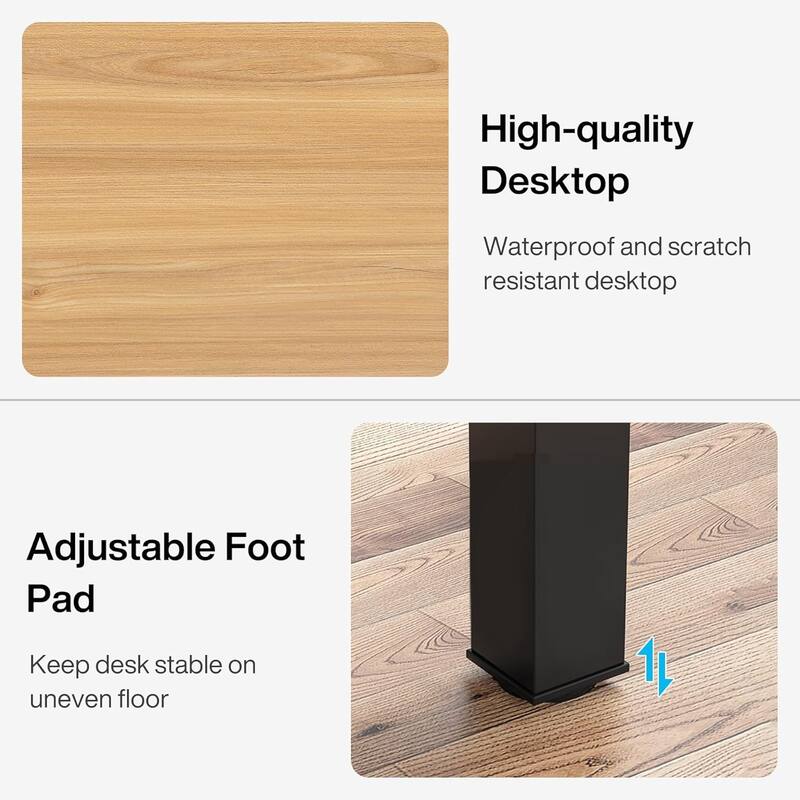 78.7" Extra Long Computer Desk/Table, Work Desk, Double Workstation Desk for Home Office