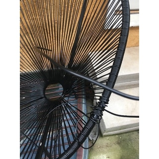 Sarcelles Modern Wicker Patio Chairs by Corvus (Set of 2)