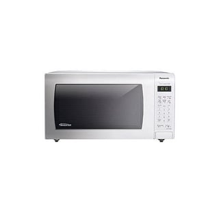 Microwave Ovens Panasonic Nn Sn736w White 1 6 Cu Ft Countertop Microwave Oven With Inverter Home Garden