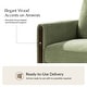 preview thumbnail 19 of 35, HULALA HOME Taresa Modern Barrel-Shaped Rotatable chair