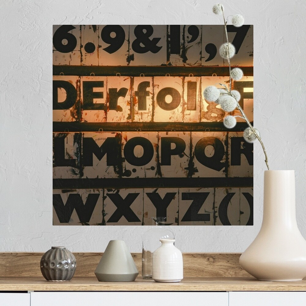Shop German Word For Success Spelled Out Of Type Case Letters