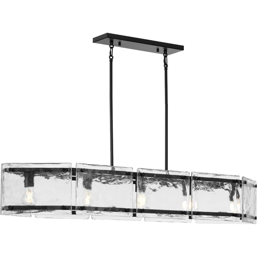 Progress Lighting P400356 Rivera 5 Light 52" Wide Linear Pendant