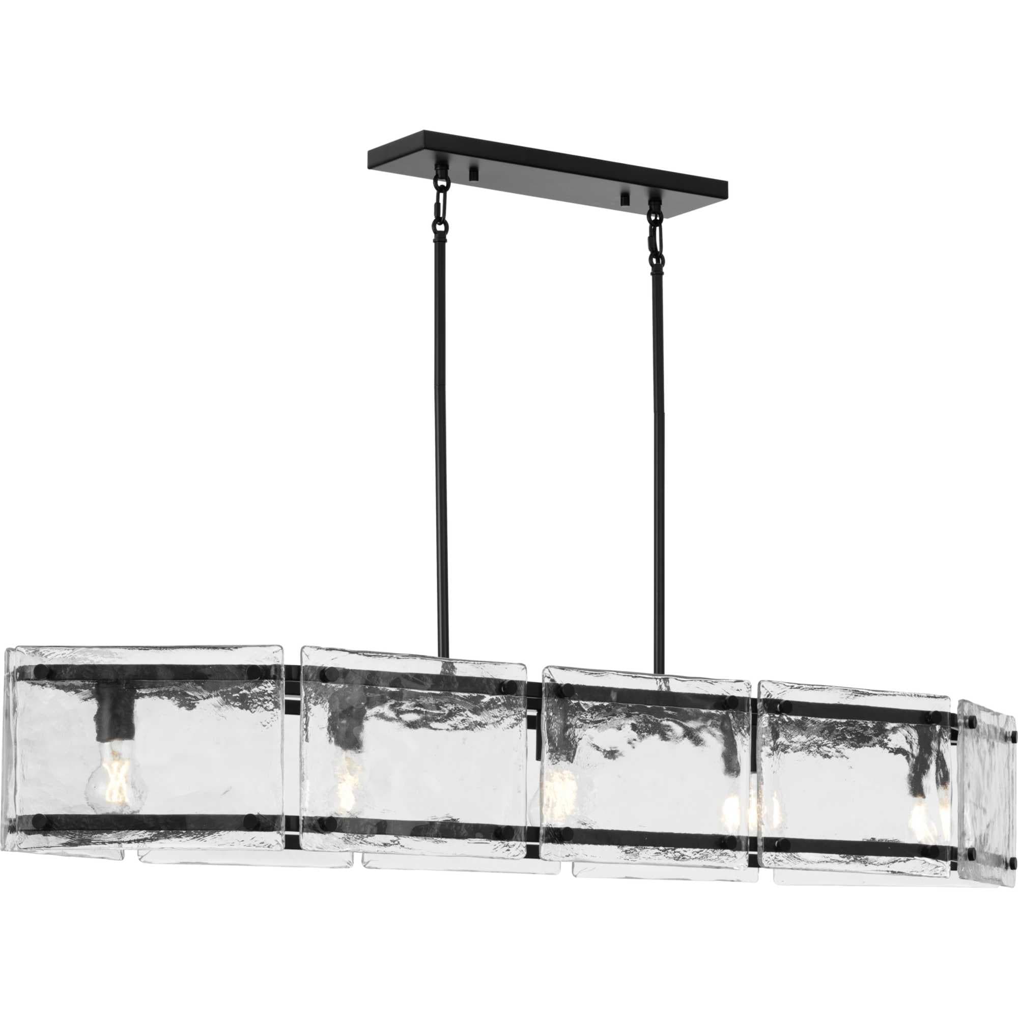 Progress Lighting P400356 Rivera 5 Light 52" Wide Linear Pendant