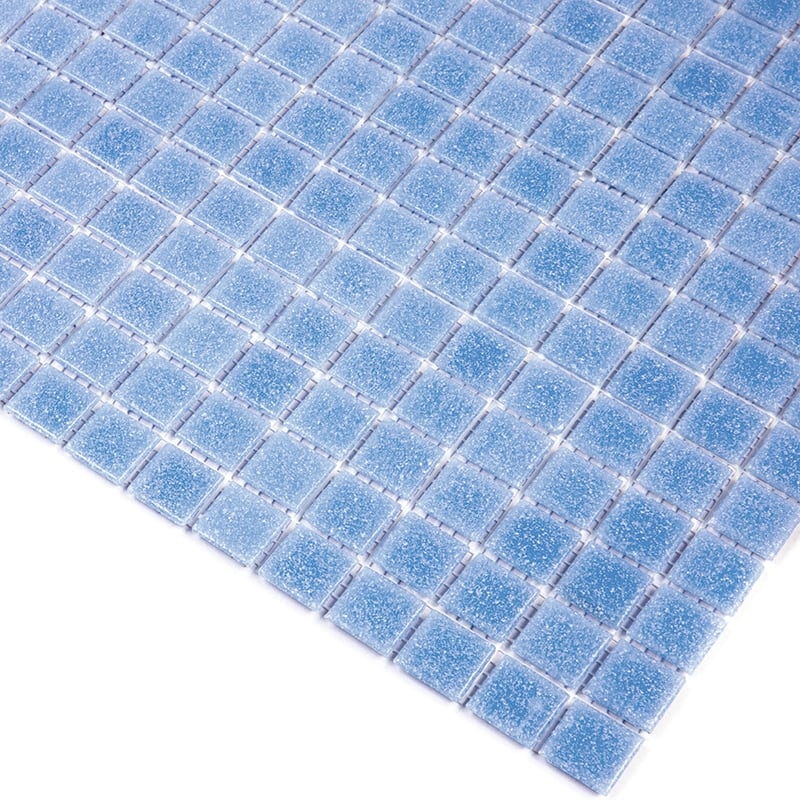 Apollo tile 12" x 12" Dune Glossy Maximum Blue Glass Tile (20 sq ft/case) - 20 Pack