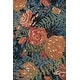 preview thumbnail 7 of 20, Alexander Home Evelyn Floral Bouquet Area Rug 2' 3" x 3' 9" - Black / Sage / Berry - Runner/Rectangle