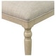 preview thumbnail 8 of 7, Martha Stewart Fiona Upholstered Dining Chair with Turned Wood Legs- Set of 2