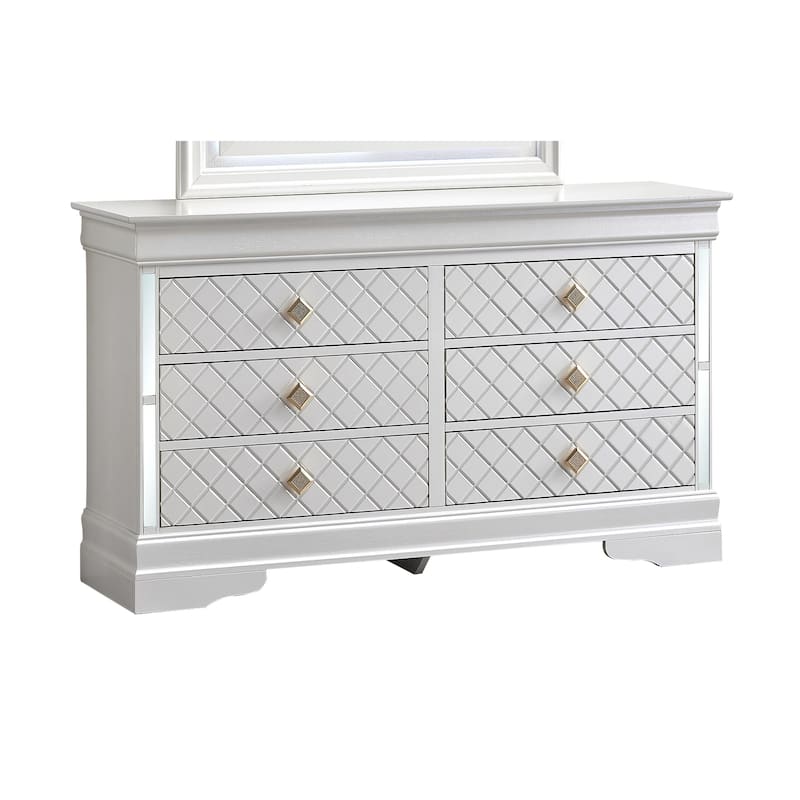 Glory Furniture Naples G6735-D Dresser Pearl